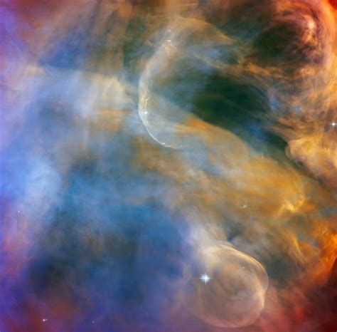 Hubble Captures Celestial Clouds And Red Supergiant Star Emerging