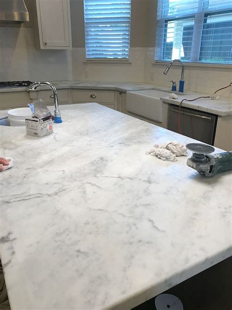 Restoring Our Marble Counters Marble Counter Marble Countertops