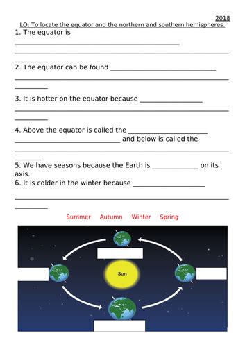 Ks2 Equator Geography Lesson Teaching Resources