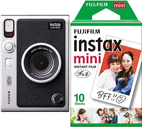 jp fujifilm instax mini evo hybrid instant camera film 10 sheets set electronics
