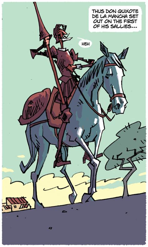 Don Quixote De La Mancha Cartoon - Dinlos and Skilldos: Don Quixote and the Truth of Colour