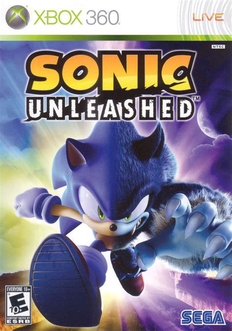 Sonic Unleashed 2008 Xbox 360 Box Cover Art Mobygames