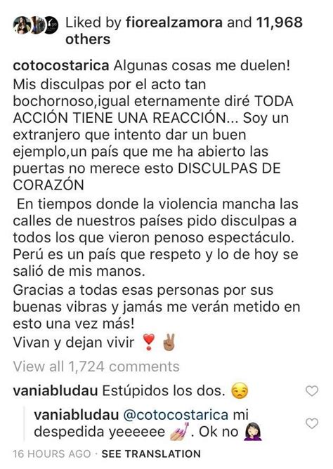 instagram vania bludau se pronuncia tras pelea entre coto hernández y erick sabater foto el
