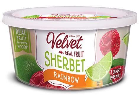 Sherbet Rainbow Sherbet Velvet Ice Cream