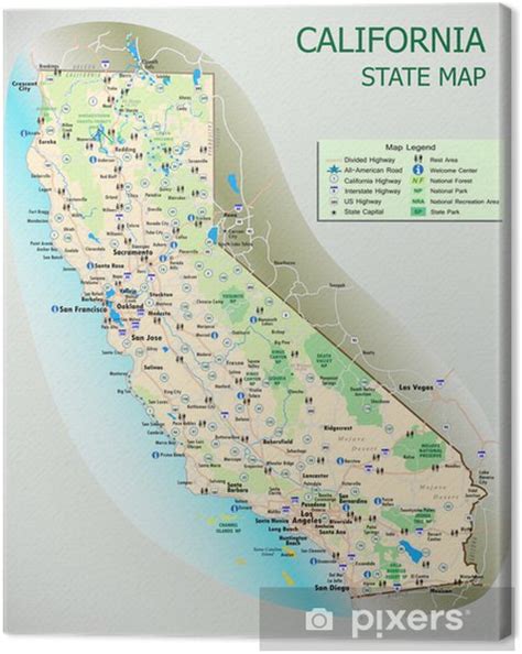 Map Of California State And National Parks