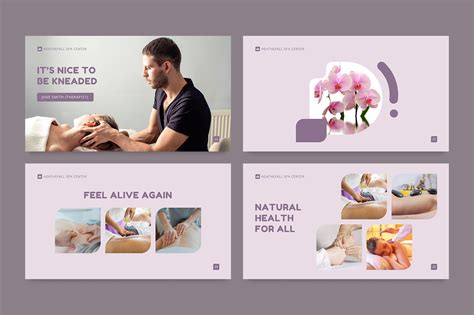 Massage Spa Salon Powerpoint Presentation Template On Behance