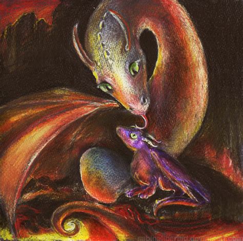 Dragon Mother Love By Sabinalibertad On Deviantart
