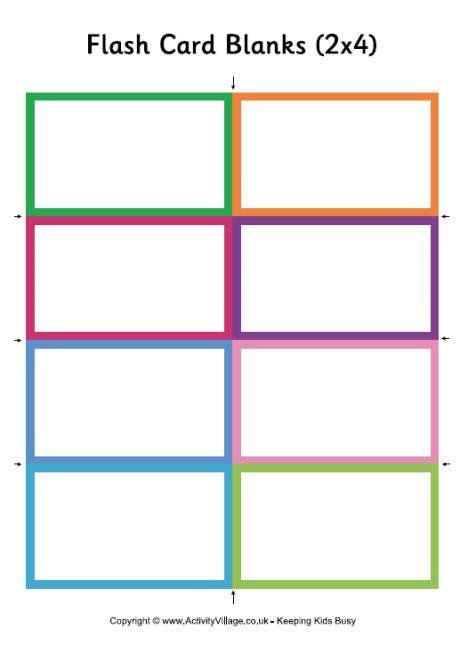 How To Make Printable Flashcards Online Printable Cards