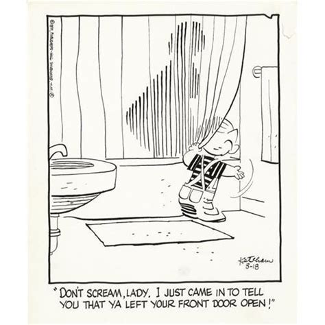 Hank Ketcham Dennis The Menace Daily Comic Strip Art