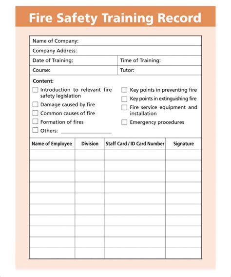 Free 9 Training Log Templates In Pdf Ms Word