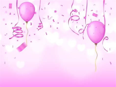 Pink Celebration Background Premium Vector