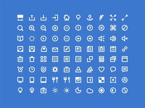 80 Shades Of White Icons Free Icon Set Web Design Minimalist Icons