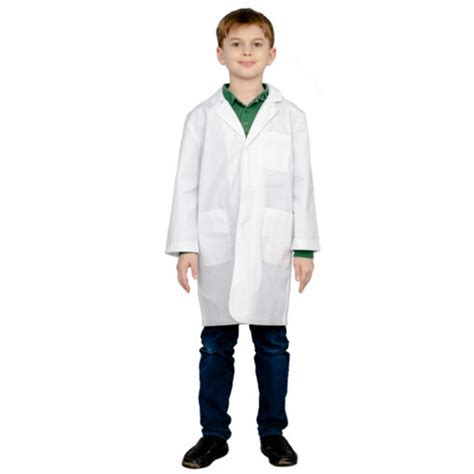 Kids Doctors Scientist White Lab Coat Childrens Girls Boys Fancy Dress