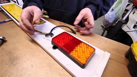 How To Wire A 3 Wire Led Tail Light Youtube Led Trailer Lights