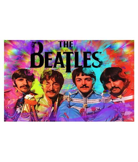 The Beatles Wall Poster For Room 45x30 Cm 300 Gsm Buy Online At Best