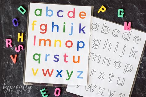 Use This Free Printable Of The Lowercase Letters To Help Build Letter