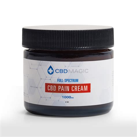Full Spectrum Cbd Pain Cream 1000mg 2 Oz Pain Relief
