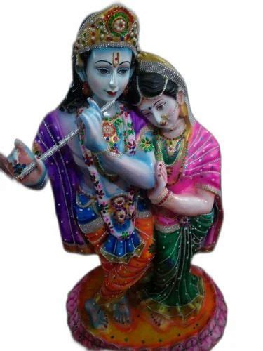 Multicolor Fiber 4feet Radha Krishna Statues At Rs 5000 In Ghaziabad