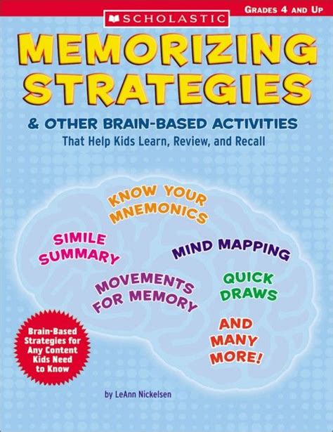 Memorizing Strategies And Other Brain Based Activities That Help Kids