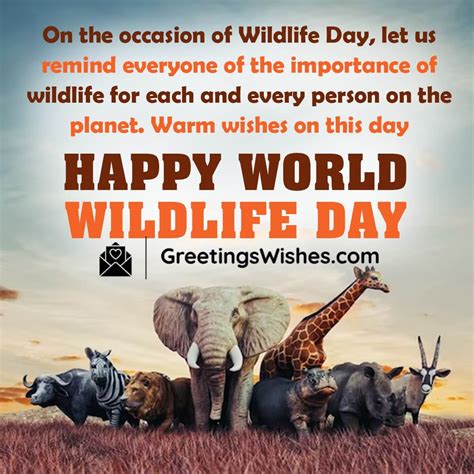 World Wildlife Day Messages And Quotes 3 March Greetings Wishes