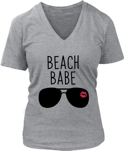 Download Beach Babe Lips August Girl T Shirt Full Size Png Image
