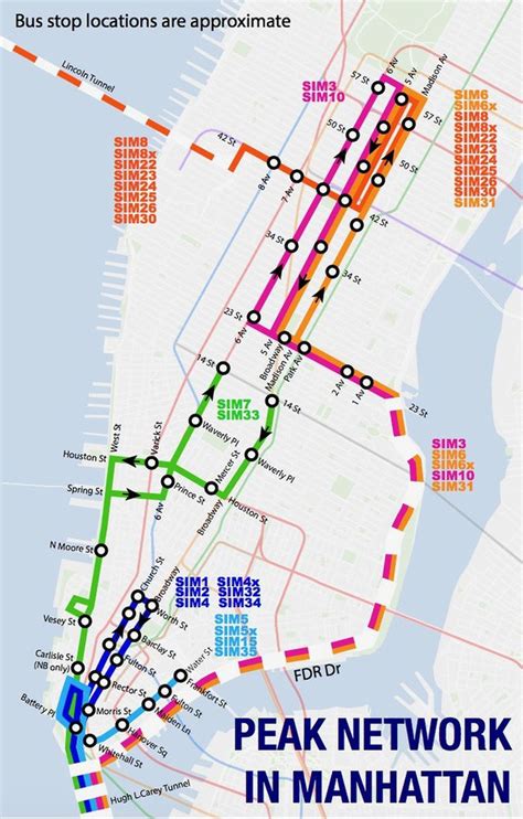 Manhattan Stops For New Mta Express Bus Network Announced