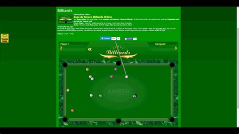 If one of your friends is online, you can play with him or her. Sinuca Online Grátis Billiards - YouTube