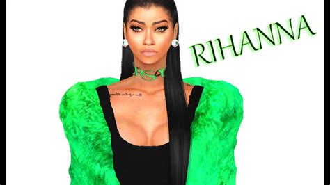 Sims 4 Cas Rihanna Full Cc Links Youtube