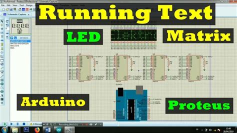 Simulasi Running Text Menggunakan Arduino Dan Led Matrix 8x8 Pada