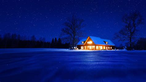 Winter Cozy House Wallpapers Wallpaper Cave