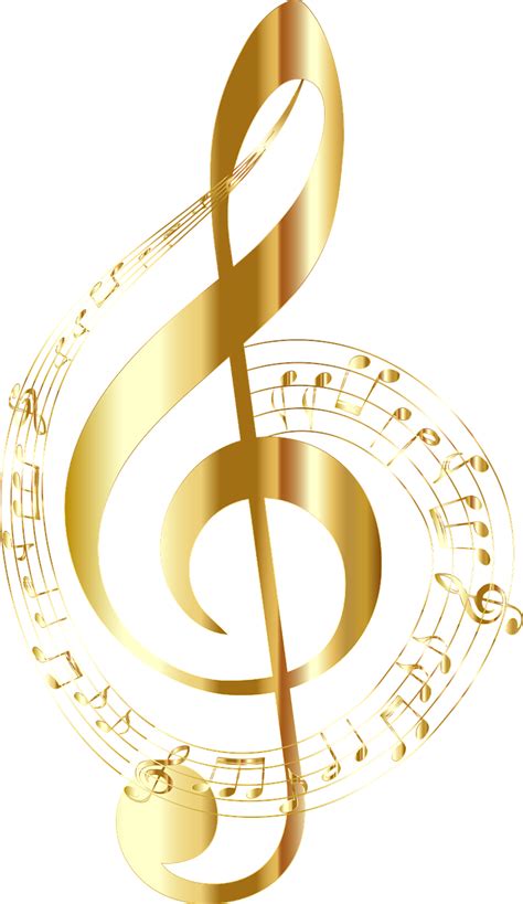 Treble Clef Music Note Clip Art Svg File Download Best Free 17343 Svg