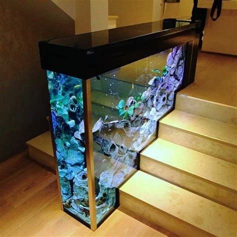 Staircase Fish Tank House Design Aquarium Design Decor