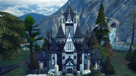 The Sims 4 Speed Build Romantic Gothic Church Youtube