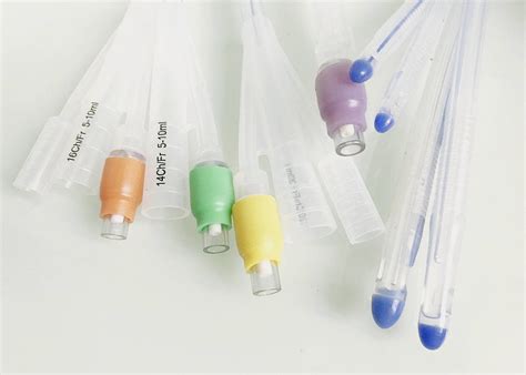 Eo Gas Steril Balon Ganda Foley Catheter Triple Lumen Type Ce Compliant