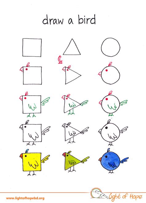 Have you tried drawing animals from circles? How To Draw Any Animal From A Square, A Triangle And A ...
