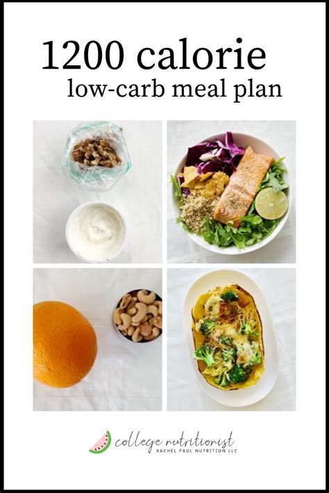 7 Day 1200 Calorie Meal Plan Low Carb And High Protein — The College