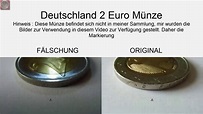 FÄLSCHUNGEN von Münzen - Vergleich Original und Fake - YouTube