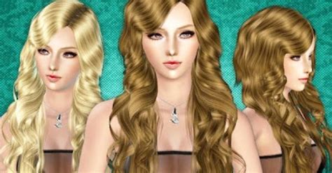 Sims 3 Long Wavy Hair Long Hair