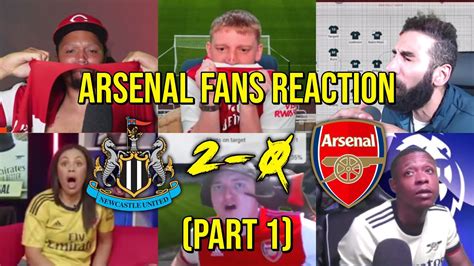 Arsenal Fans Reaction To Newcastle United 2 0 Arsenal Part 1 Fans