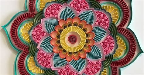 Being Creative In The World Of Paper Crafting Quilled Mandalarangoli
