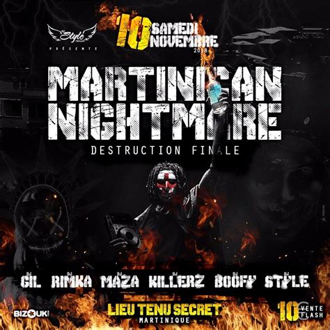 Depuis 2009, prisca morjon vous propose le meilleur de la cuisine des antilles. Martinican Nightmare • Martinique • Billetterie FUNPLASS