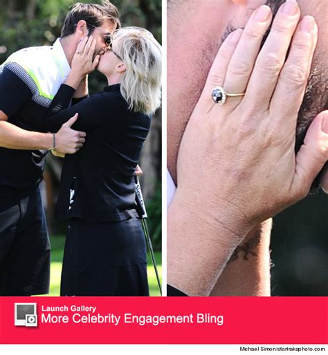 Jennie Garth Enjoys Golf With Fiance David Abrams See Her Engagement