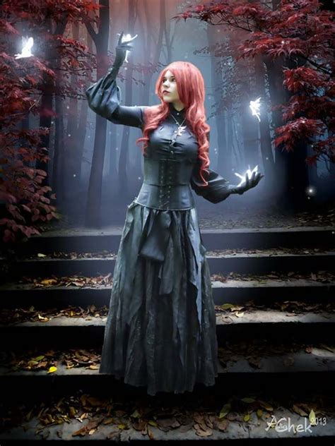 Fairies In The Autumn Forest By Aliachek On Deviantart Autumn Forest Dark Beauty Dress Link