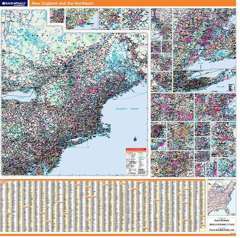 Rand Mcnally Proseries Regional Wall Map Great Lakes