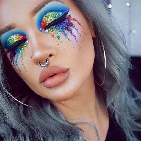 50 Pretty Rainbow Makeup Ideas In 2020 Halloween Makeup Pretty