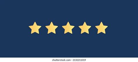 Five Star Rating Best Services Concept Stock Vector Royalty Free