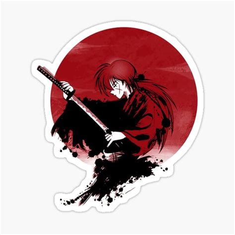 Rurouni Kenshin Sticker For Sale By Otaku Uwu Redbubble