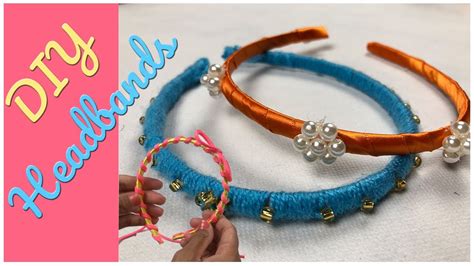 3 Easy Ways To Make Headbands At Home Diy Headbands Youtube