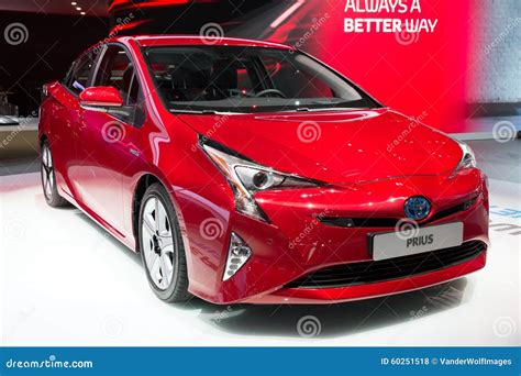 Toyota Prius Hybrid Editorial Stock Photo Image Of Autosalon 60251518