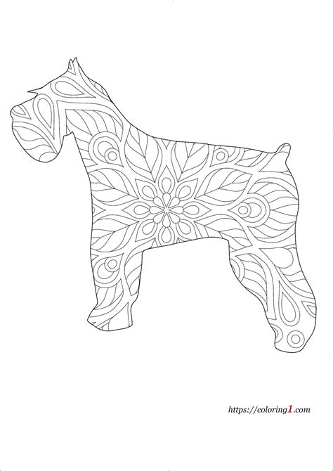 Dog Mandala Coloring Pages 2 Free Coloring Sheets 2021
